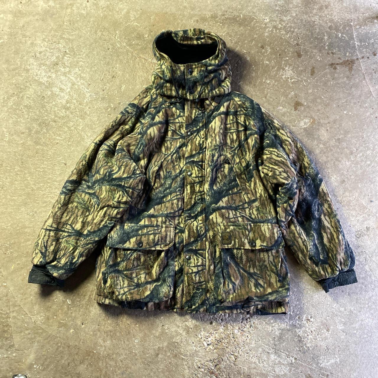 Browning Woodland Print Hooded Fleece Jacket - XL
