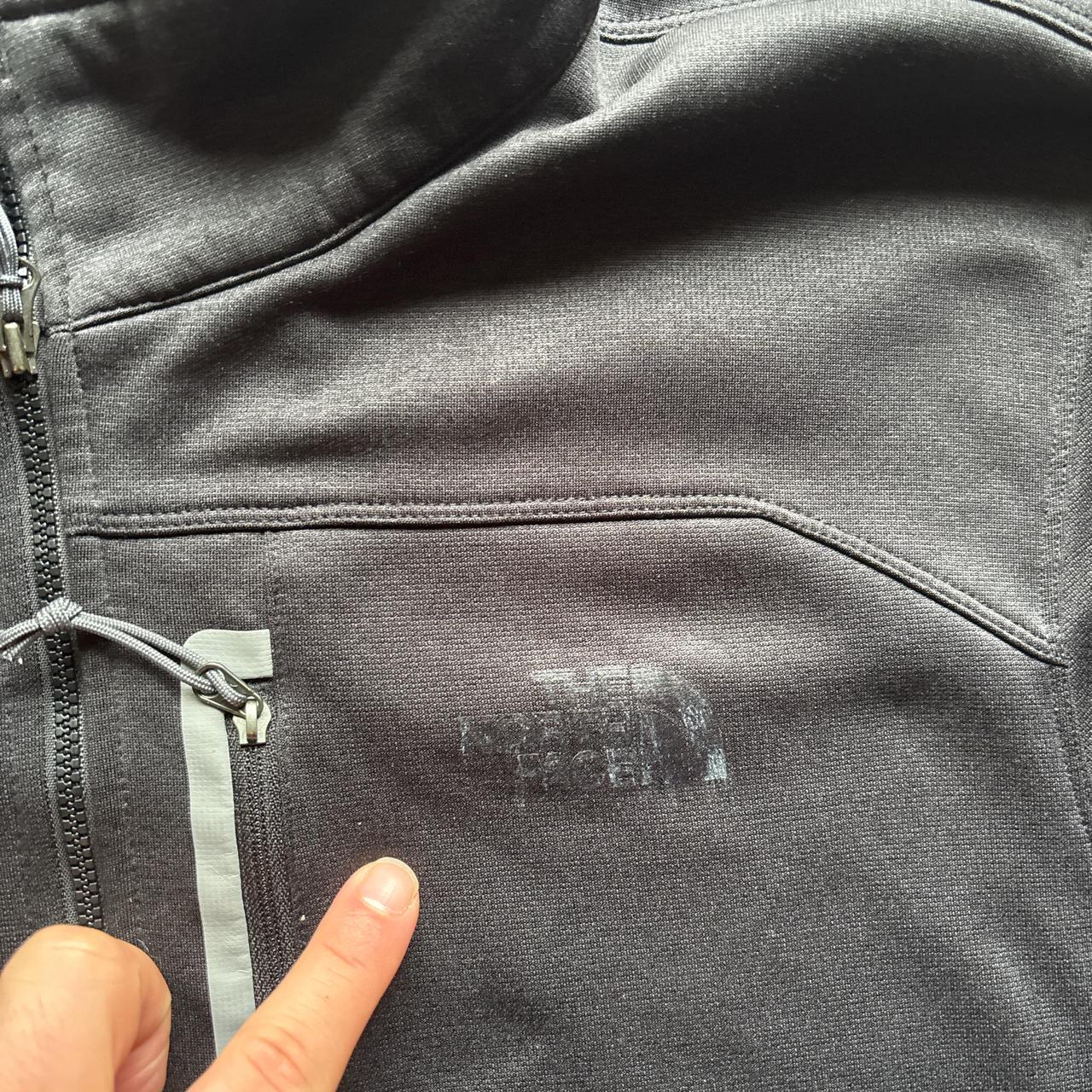 Black and grey The North Face Quarter Zip - XL