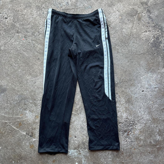 Black and white 00s Nike track pants