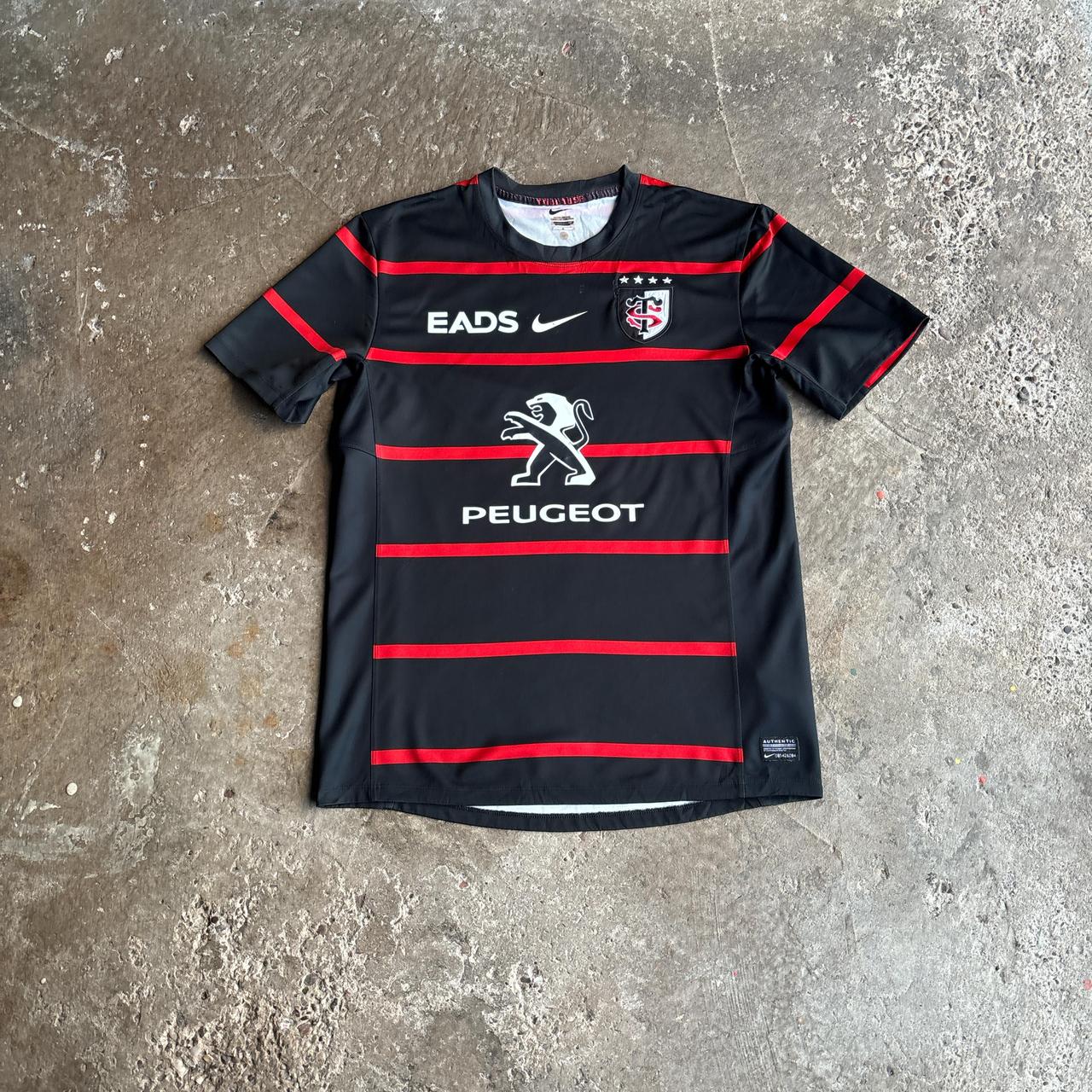 Black Nike Stade Toulouse 2023/24 Home Rugby Shirt - M