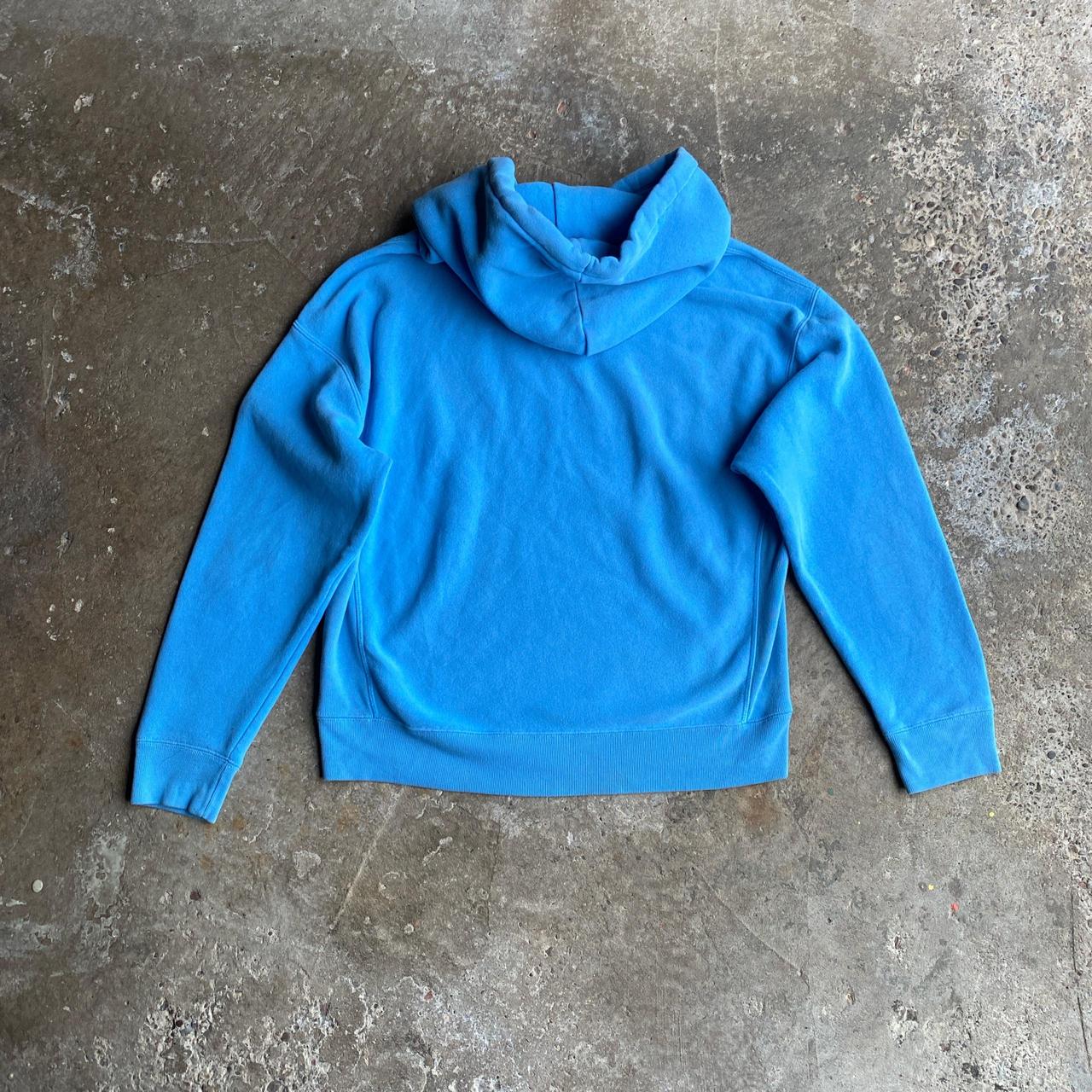Light Blue Champion Reverse Weave Hoodie - L