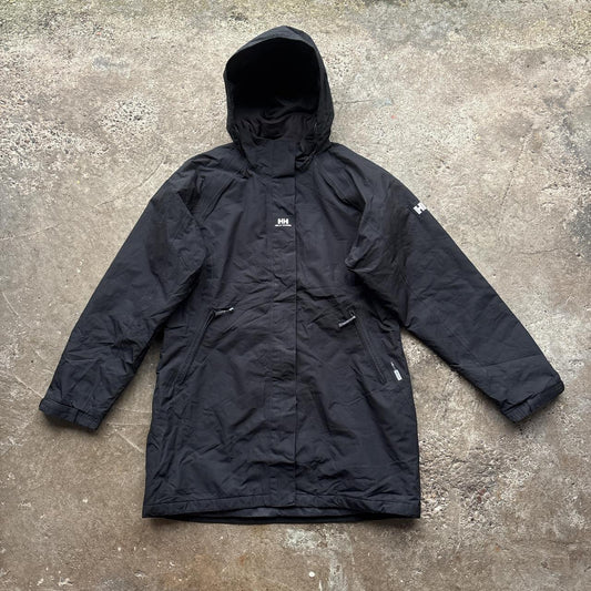 Helly Hansen black technical parka jacket