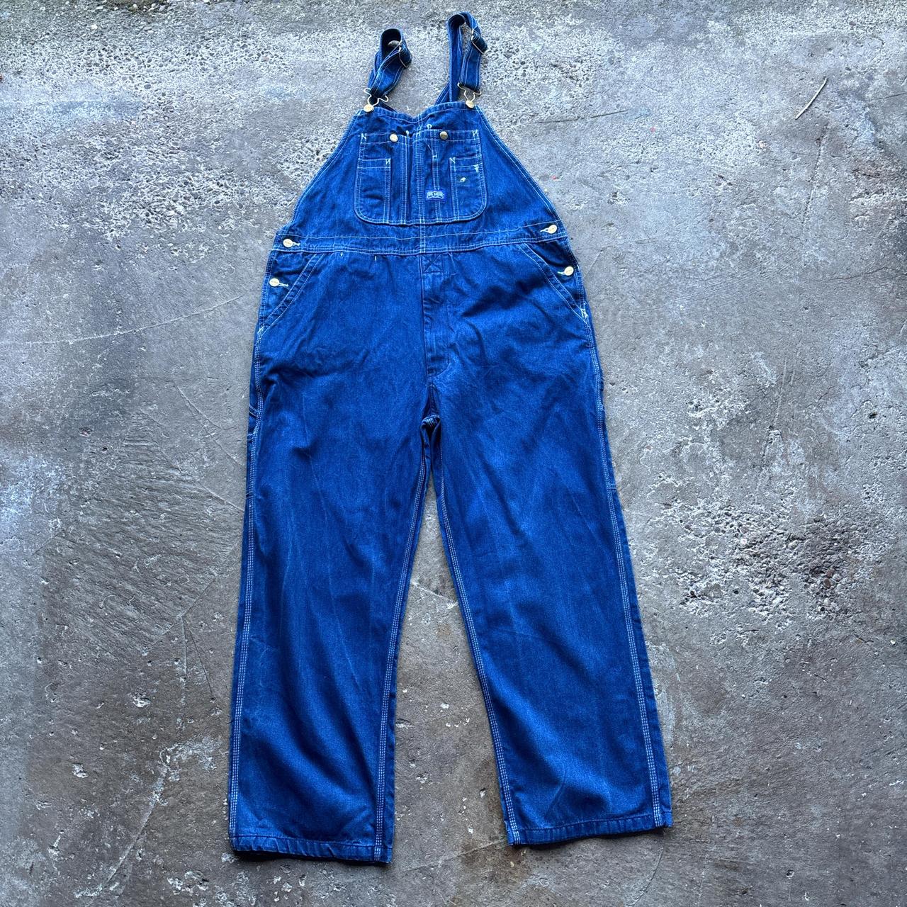 Blue Big Smith Dungarees - W40