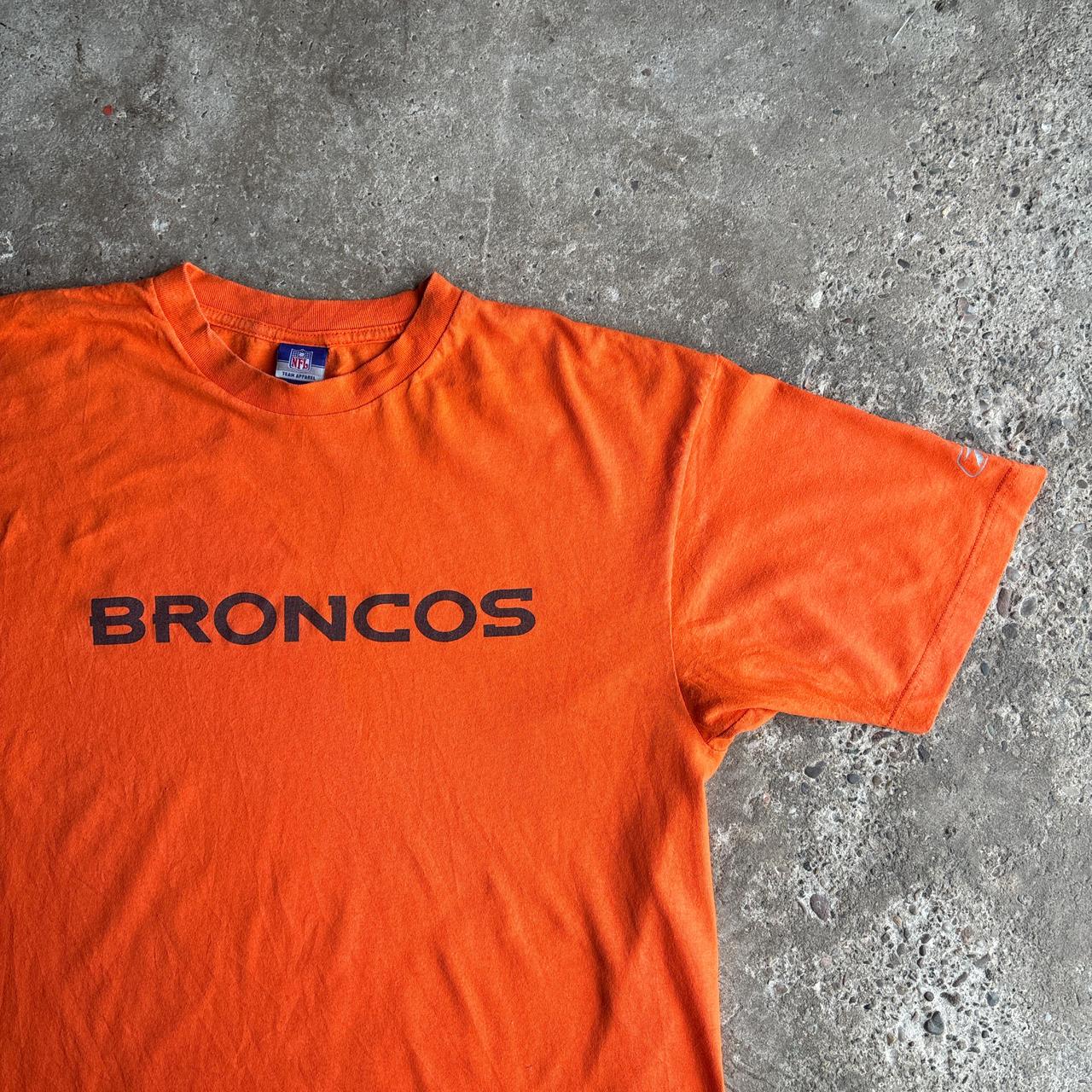 Orange Denver Broncos Reebok NFL T-Shirt - L