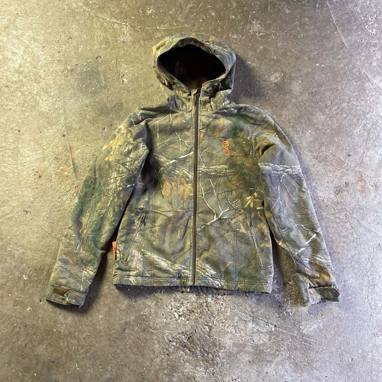 She’ Real Tree Camouflage Hooded Jacket - S