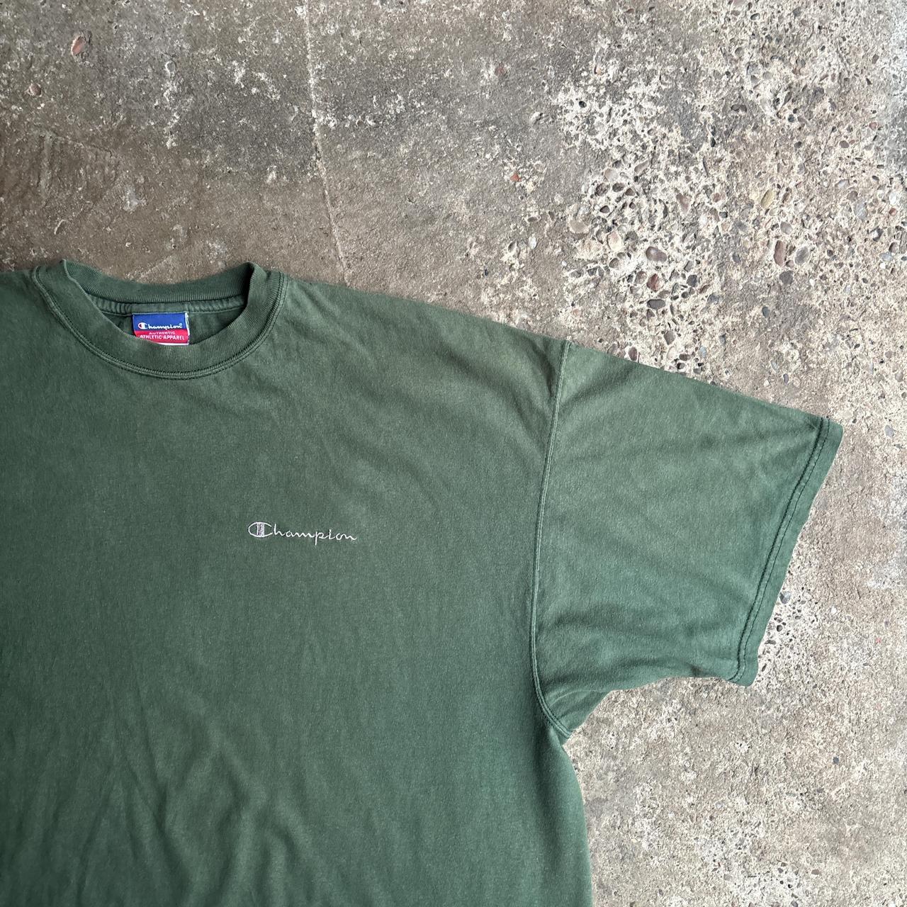 Vintage Green Champion T-Shirt - XL