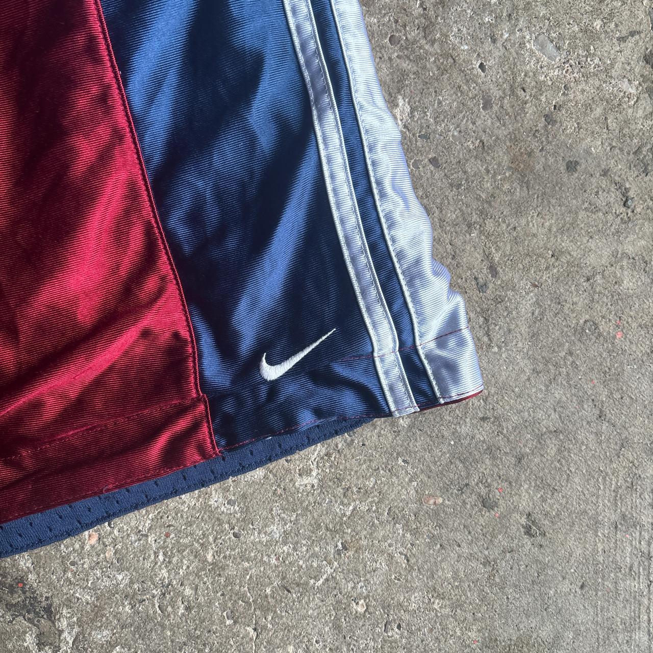 Red/Navy/White Nike Reversible Basketball Shorts