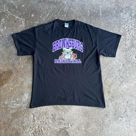 Black Basketball Graphic T-Shirt - XL