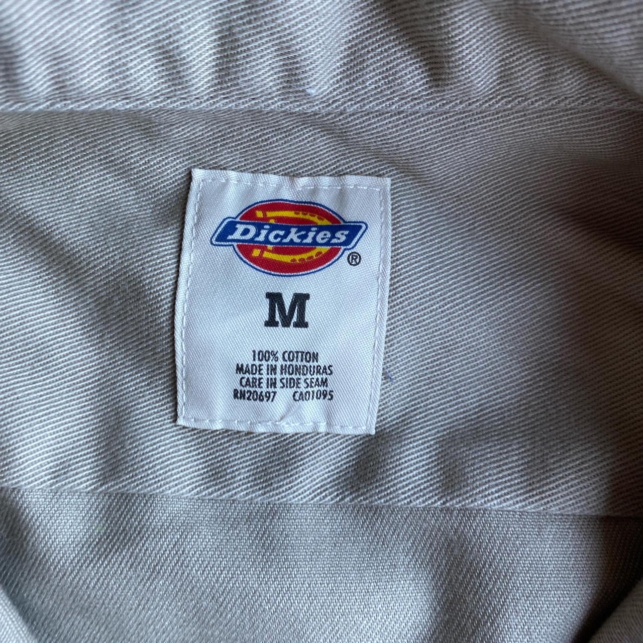 Cream Dickies Workwear Long Sleeve Shirt - M