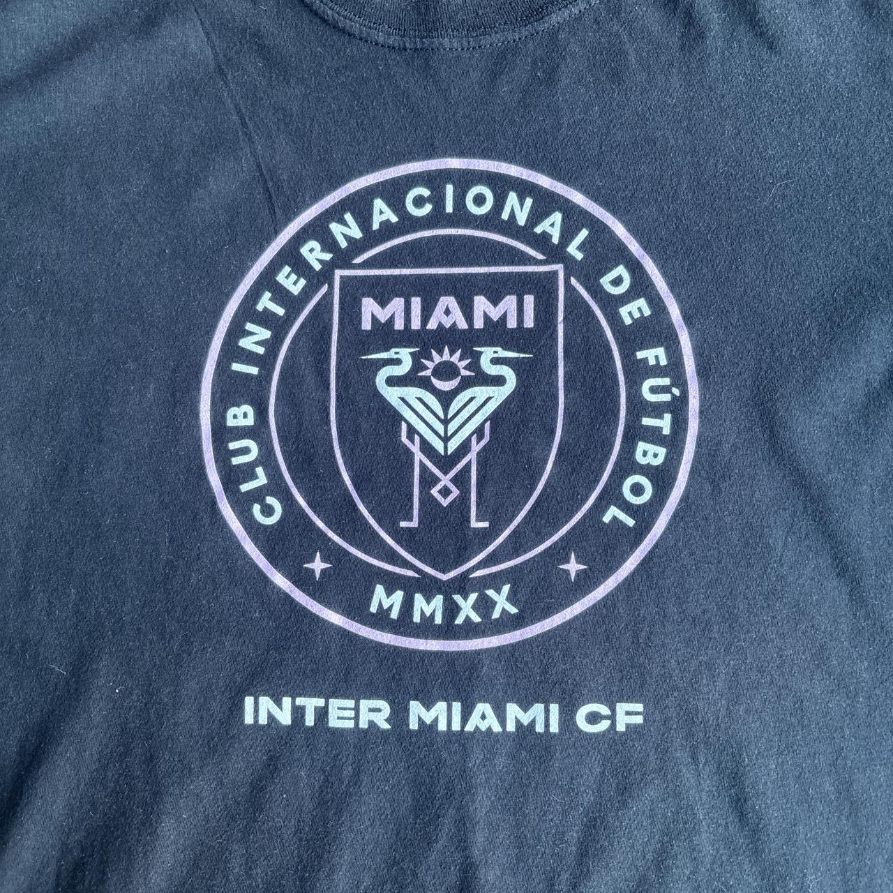 Black MLS Inter Miami Logo T-Shirt