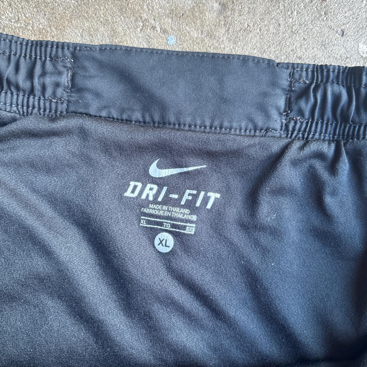Black Nike Dri-Fit Manchester United Football Shorts