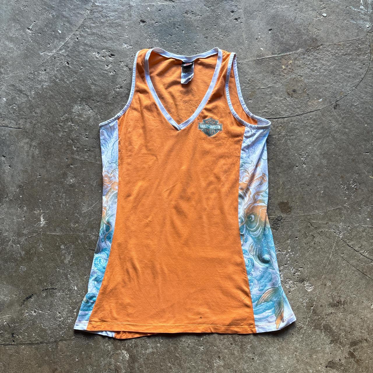 Orange Harley Davidson El Paso, Texas vest - XL