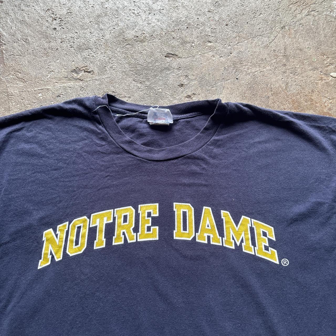 Navy Notre Dame  Champion t-shirt - XL