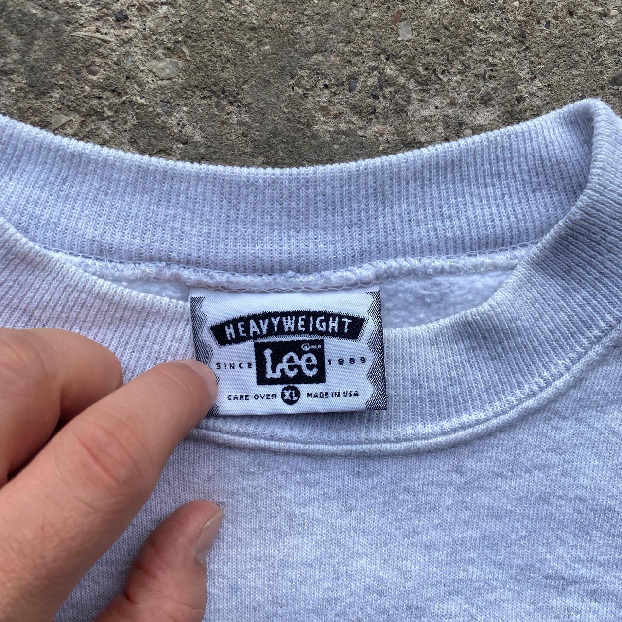 Grey Lee sweatshirt with ‘Irish Drinking Team’ embroidered design - XL