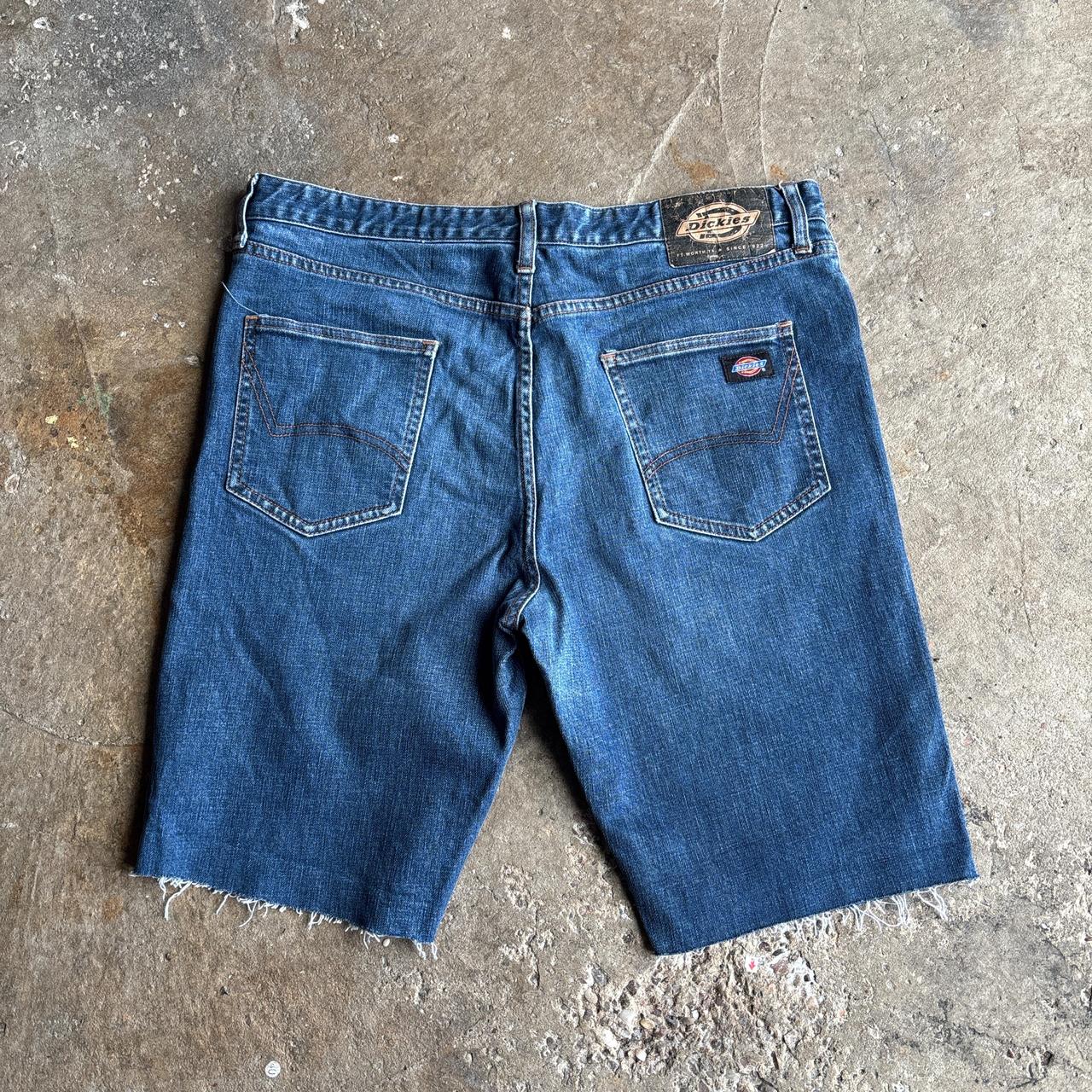 Blue Denim Dickies Cut Shorts
