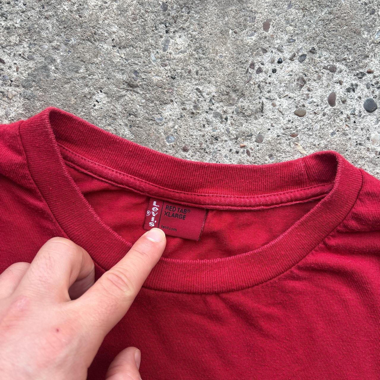 Red Levi’s red label graphic tee - XL