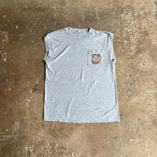 Grey Vintage 90’s Graphic T-Shirt Vest