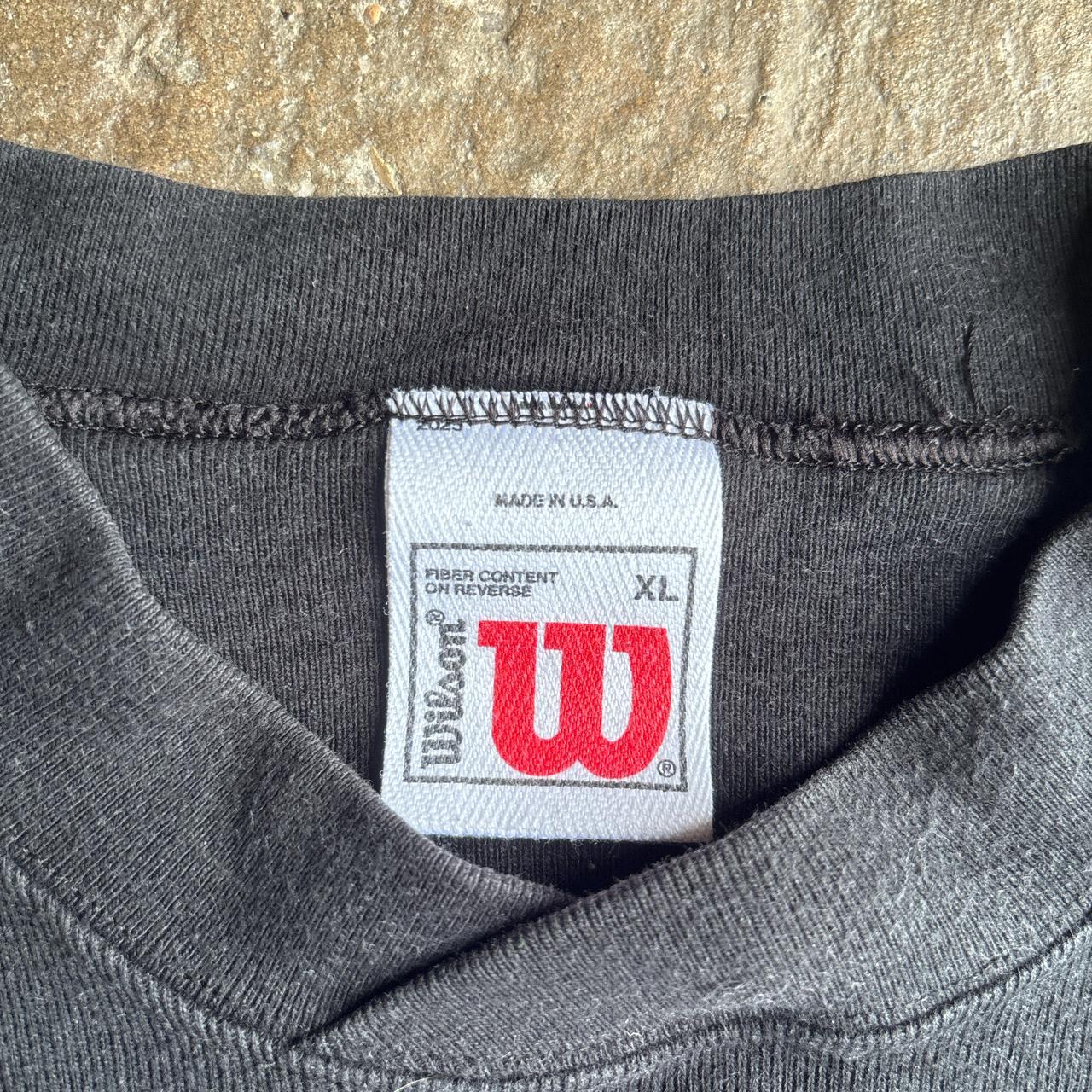 Grey & Black Wilson Long Sleeve T-Shirt - XL