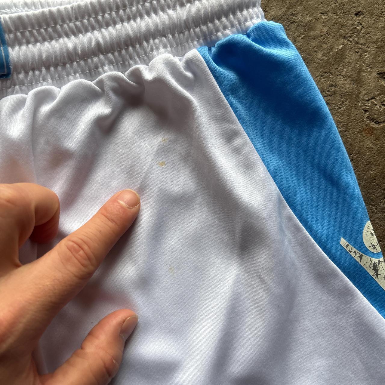 White Napoli Football Shorts - JM