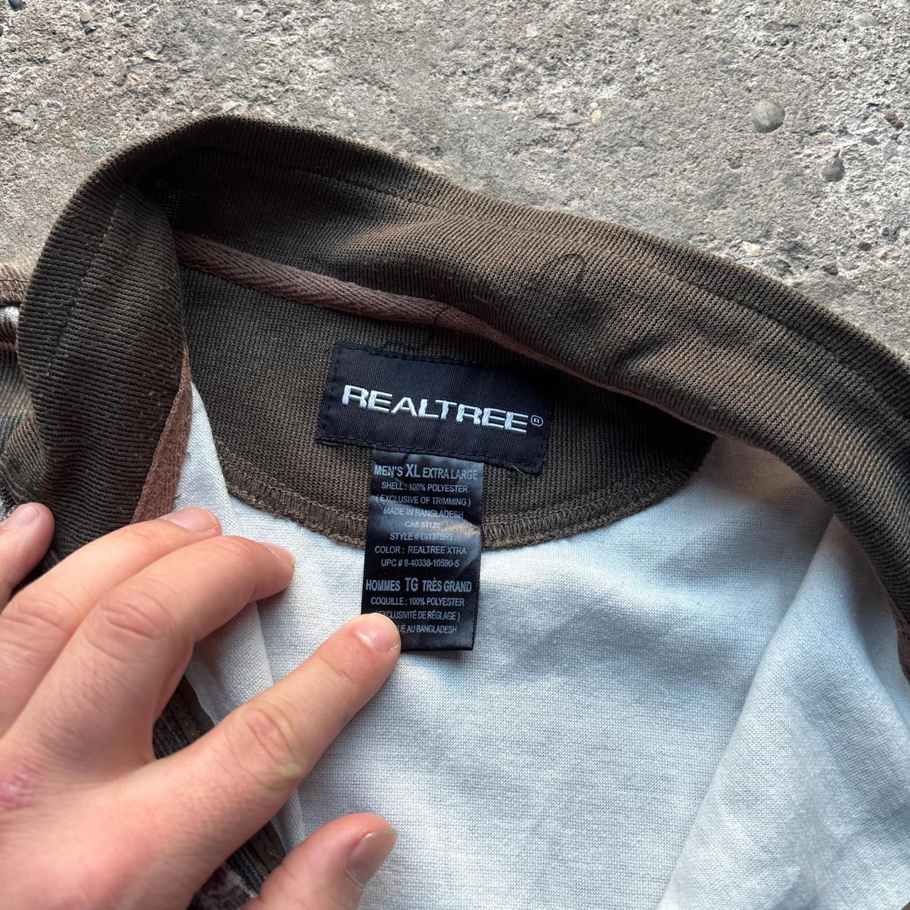 Realtree quarter zip activewear sweatshirt - XL