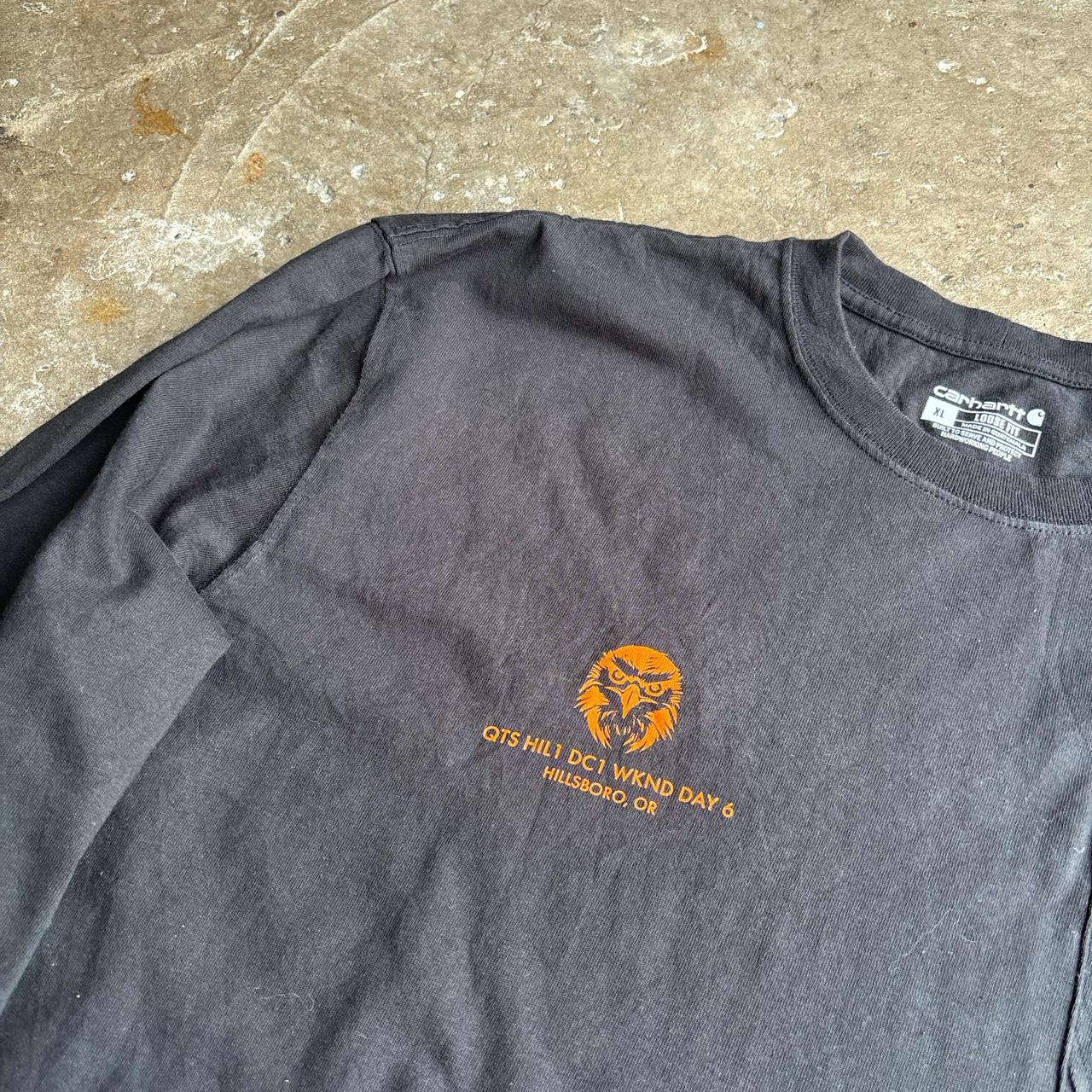 Black Carhartt Long-Sleeve T-Shirt - XL