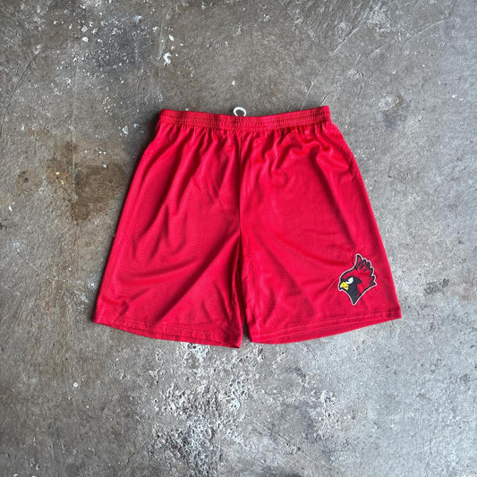 Red Basketball Shorts w/ Cardinal Logo