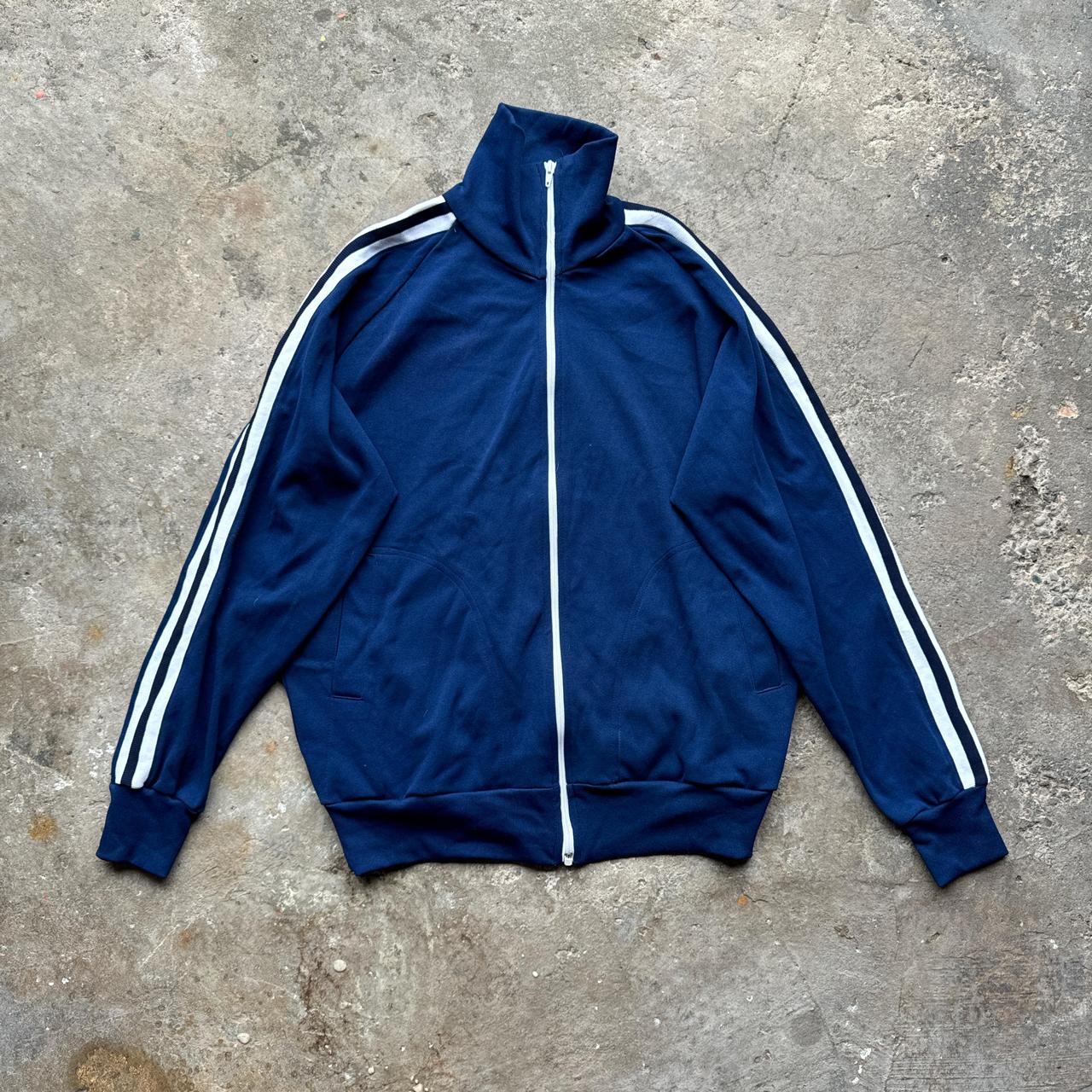 Navy and white Kentfield track jacket