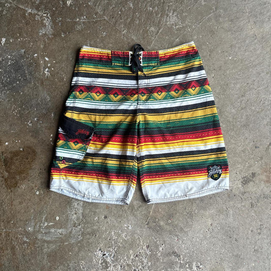 Rasta Colours Billabong Board Shorts