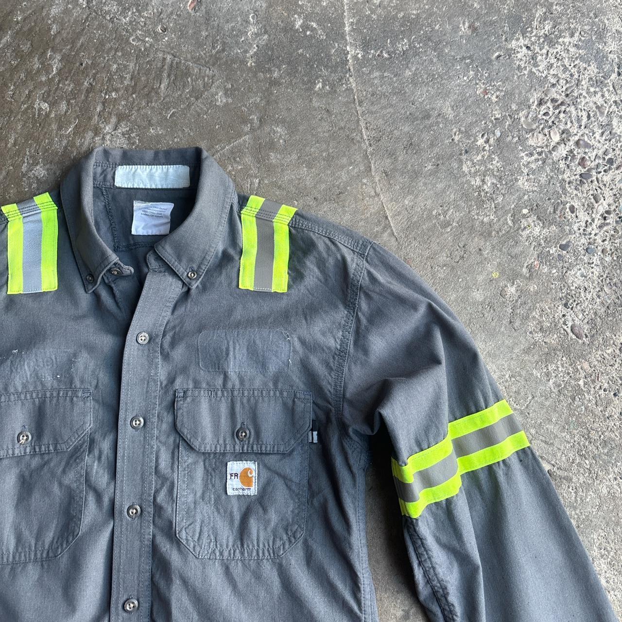 Green Carhartt Fire Resistant Workwear Shirt