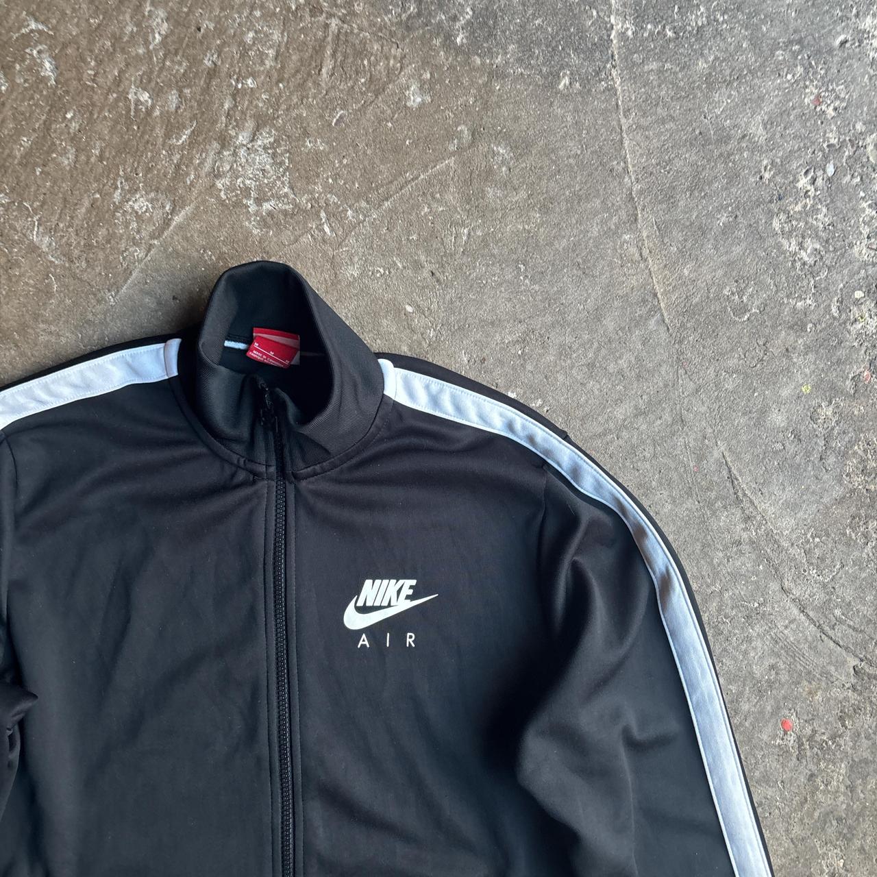 Black Nike Full Zip Tracksuit Top - M