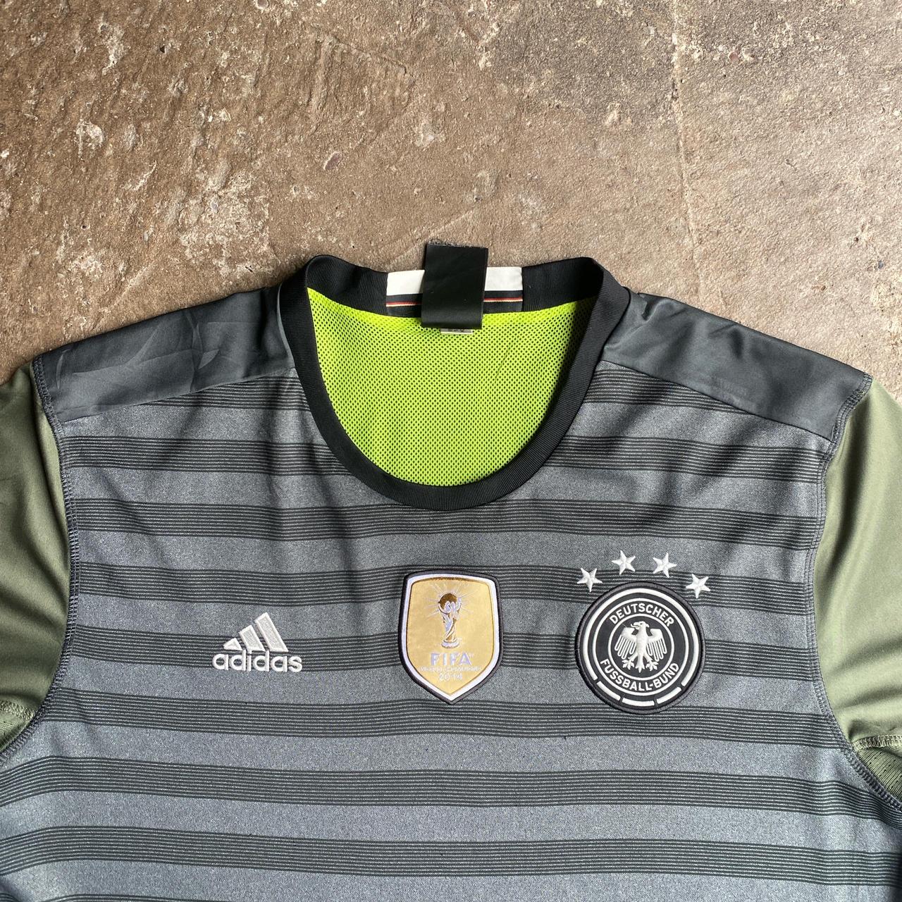 Black & Grey Germany Adidas 2016 Away Shirt - XL