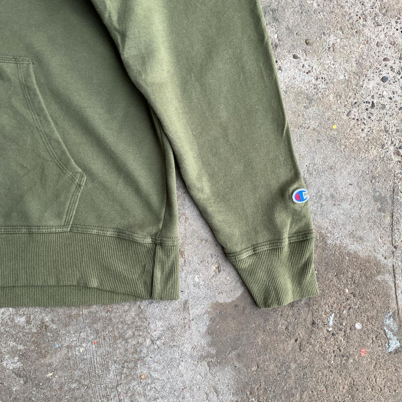 Green Champion Logo Hoodie - L