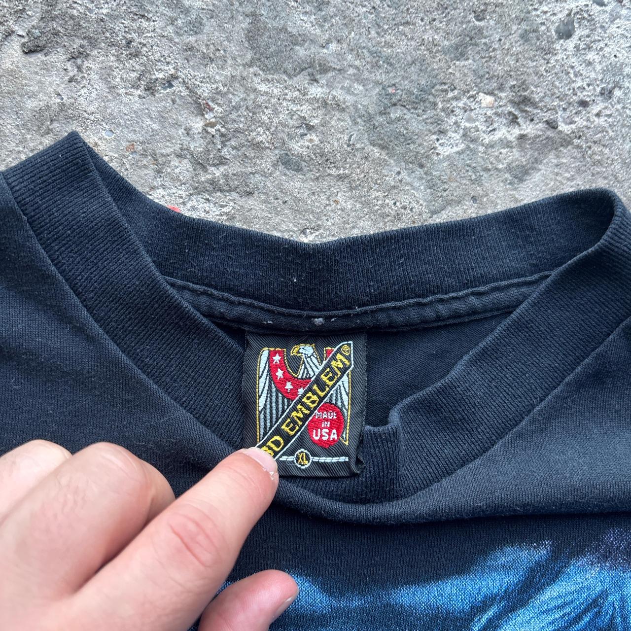 90s 3D Emblem Wolf graphic tee - XL