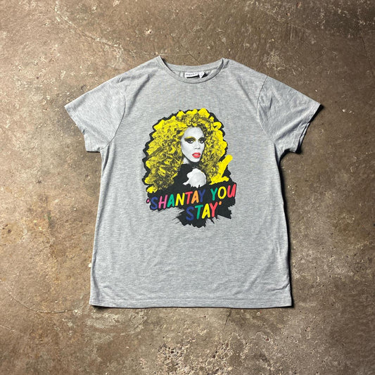 Grey RuPaul Graphic Pop Art T-Shirt - M (women’s)