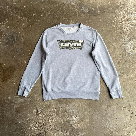 Grey Levi’s Logo Graphic Sweatshirt - M