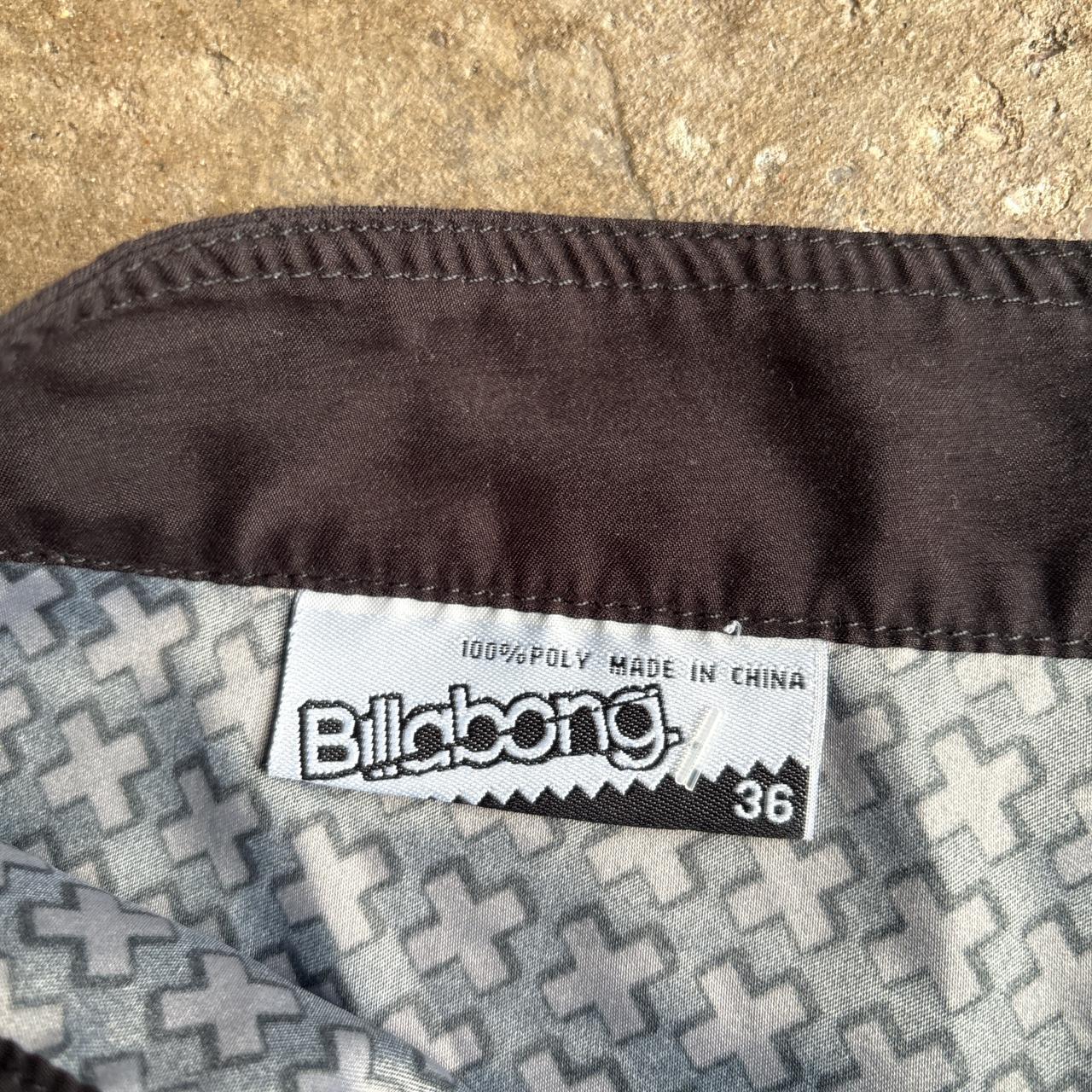 Black Patterned Billabong Board Shorts/Swim Shorts