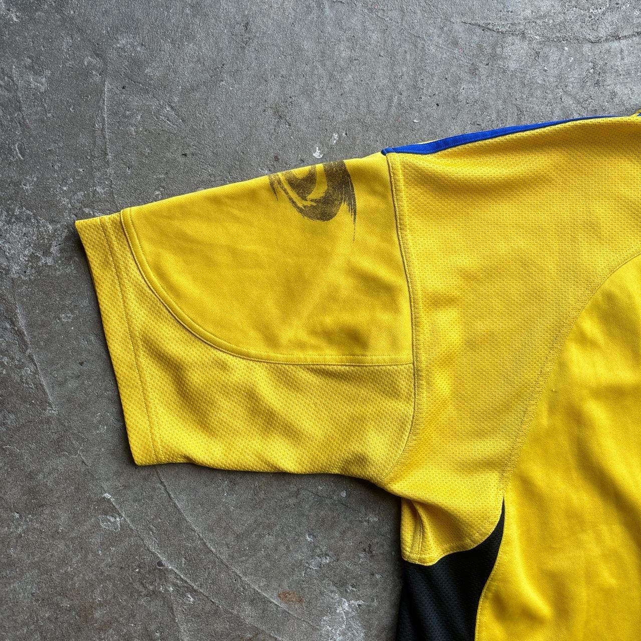 Vintage 2000s Adidas Hurricanes Rugby Super 12 Yellow Jersey