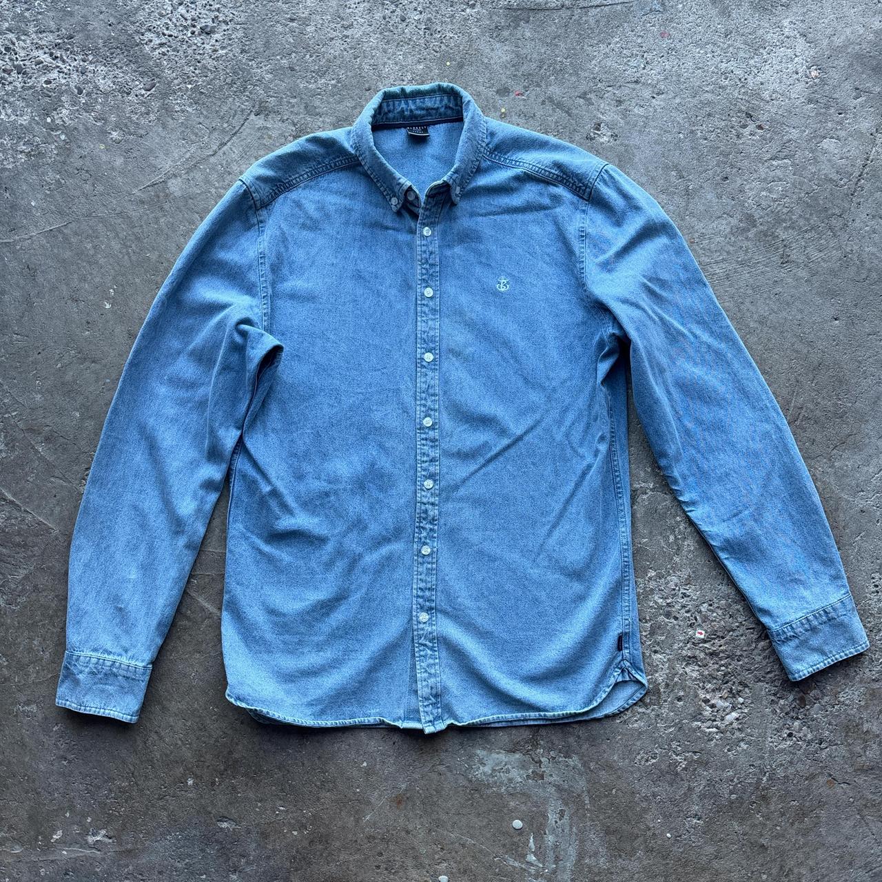Blue Blakely denim shirt