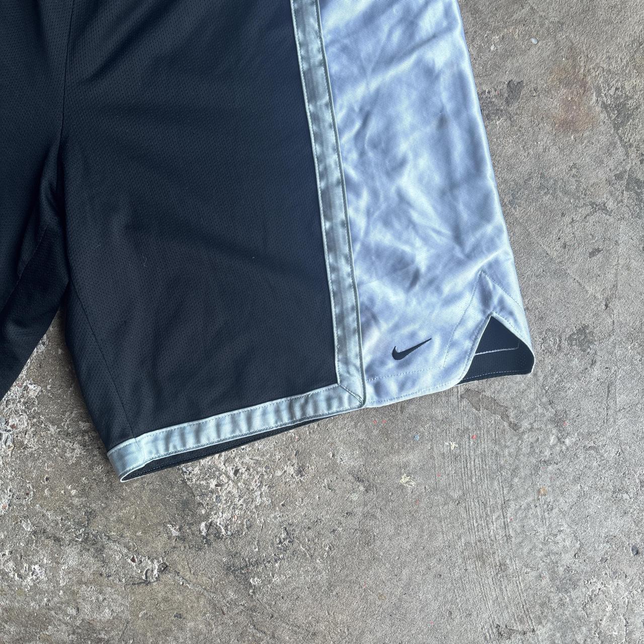 Black/Silver Nike Dri-Fit Basketball Shorts