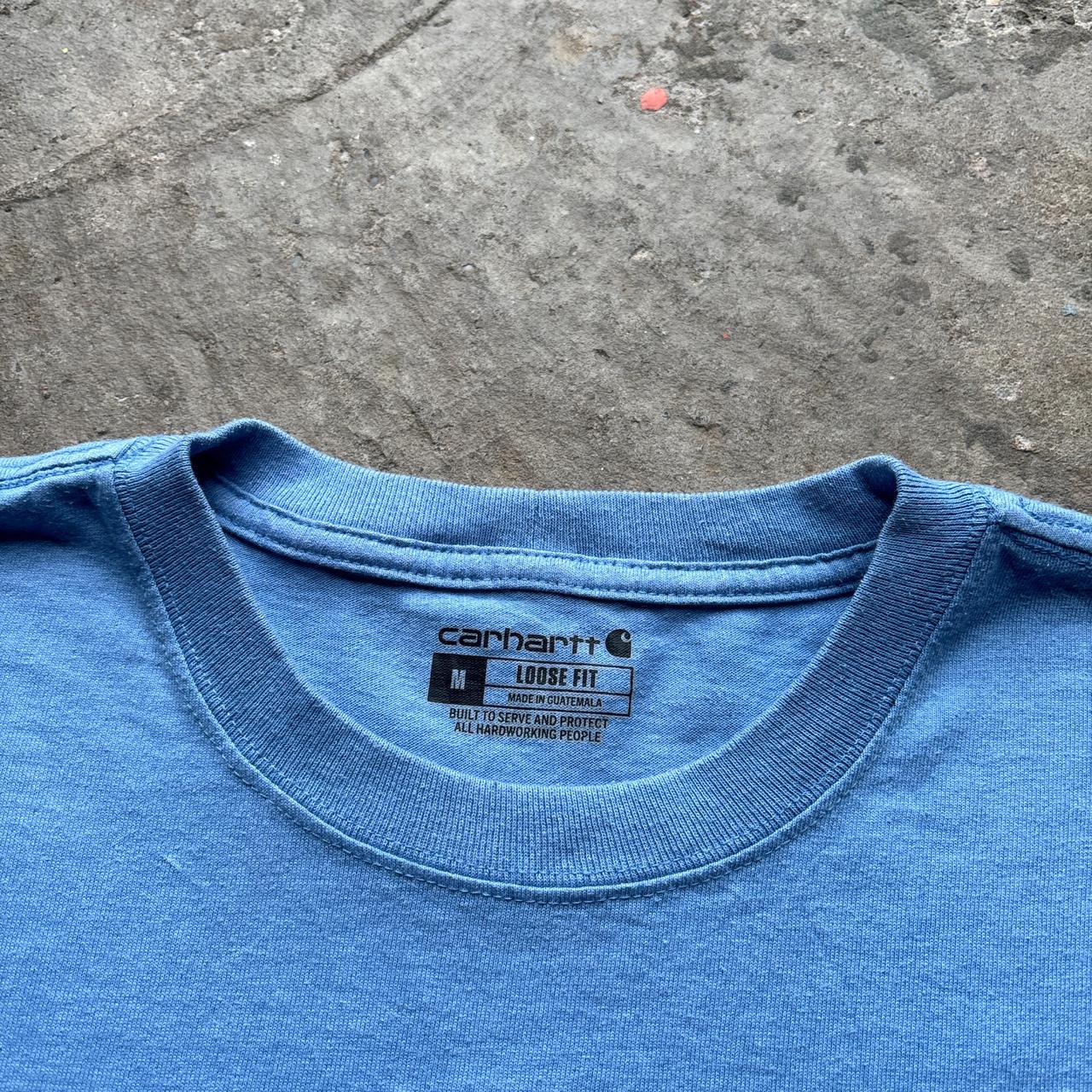 Blue Carhartt long-sleeve top - M