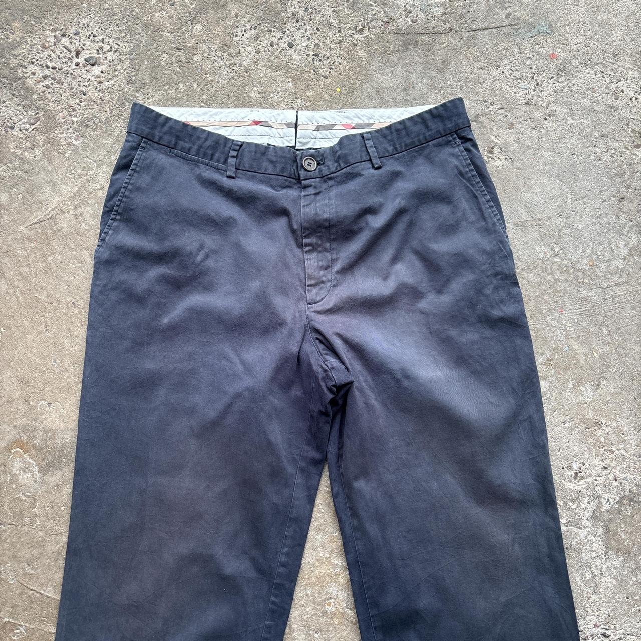 Navy Burberry Chino Trouser - W46