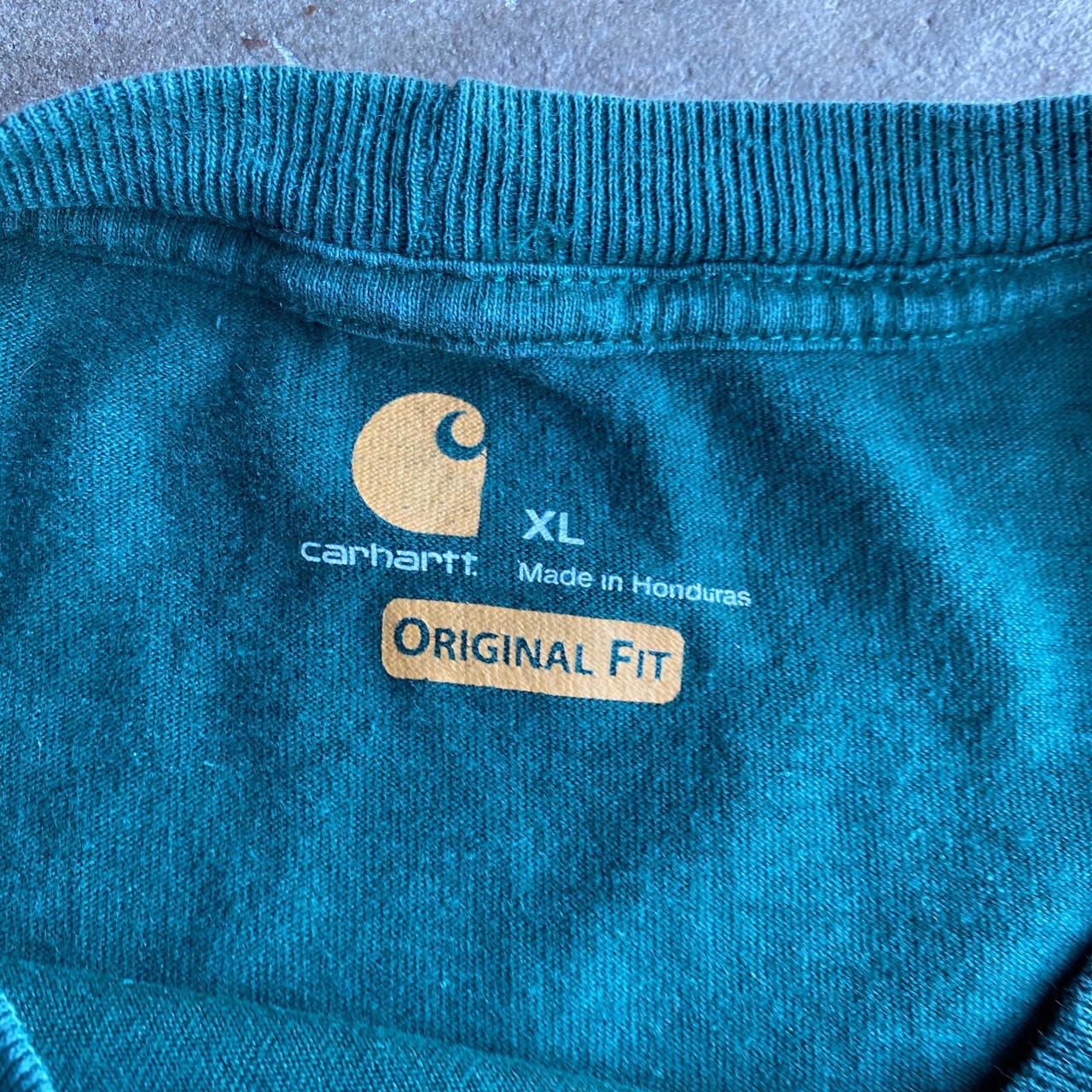 Green Carhartt Long-Sleeve T-Shirt - XL