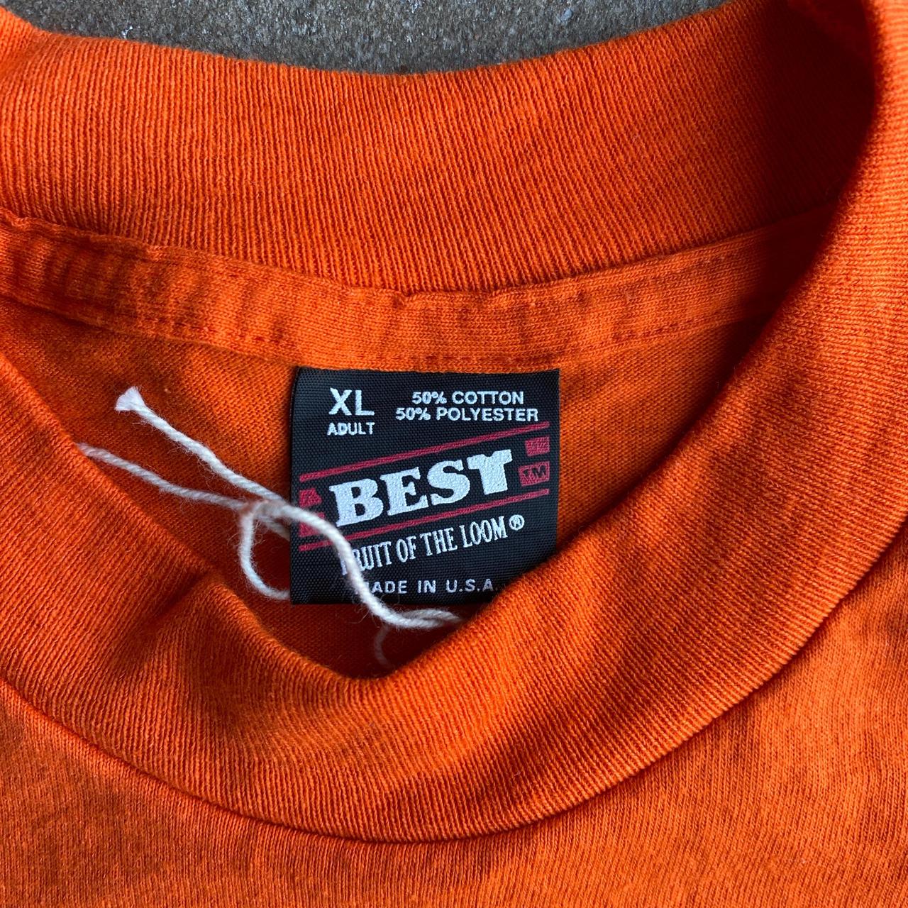 Orange Graphic ‘Parking’ T-Shirt - XL