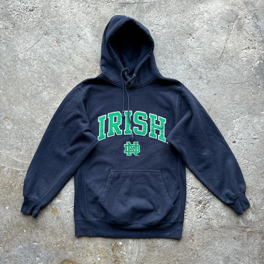 Navy hoody with Irish patch
