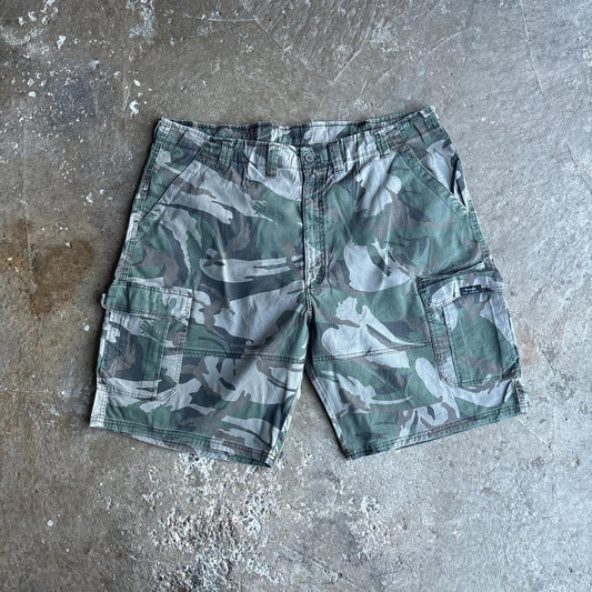 Camouflage Cotton Wrangler Cargo Shorts
