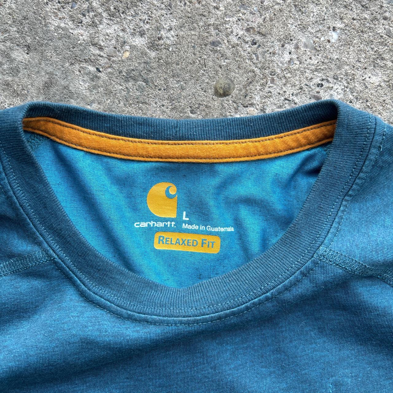 Teal Carhartt Pocket T-Shirt