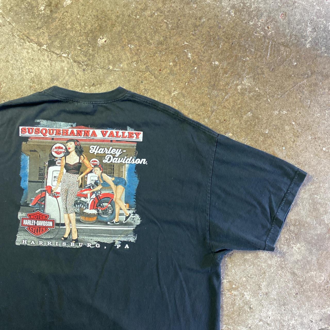 Black Harley Davidson Graphic T-Shirt - 2XL