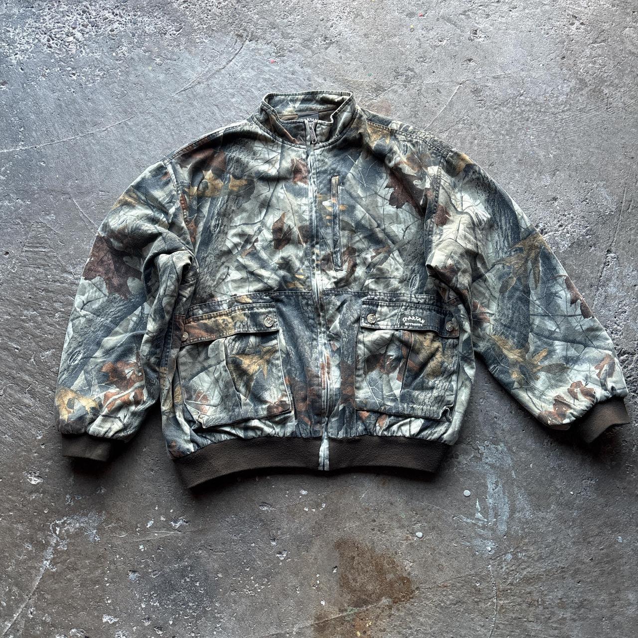 Real tree hunting  bomber jacket - XL