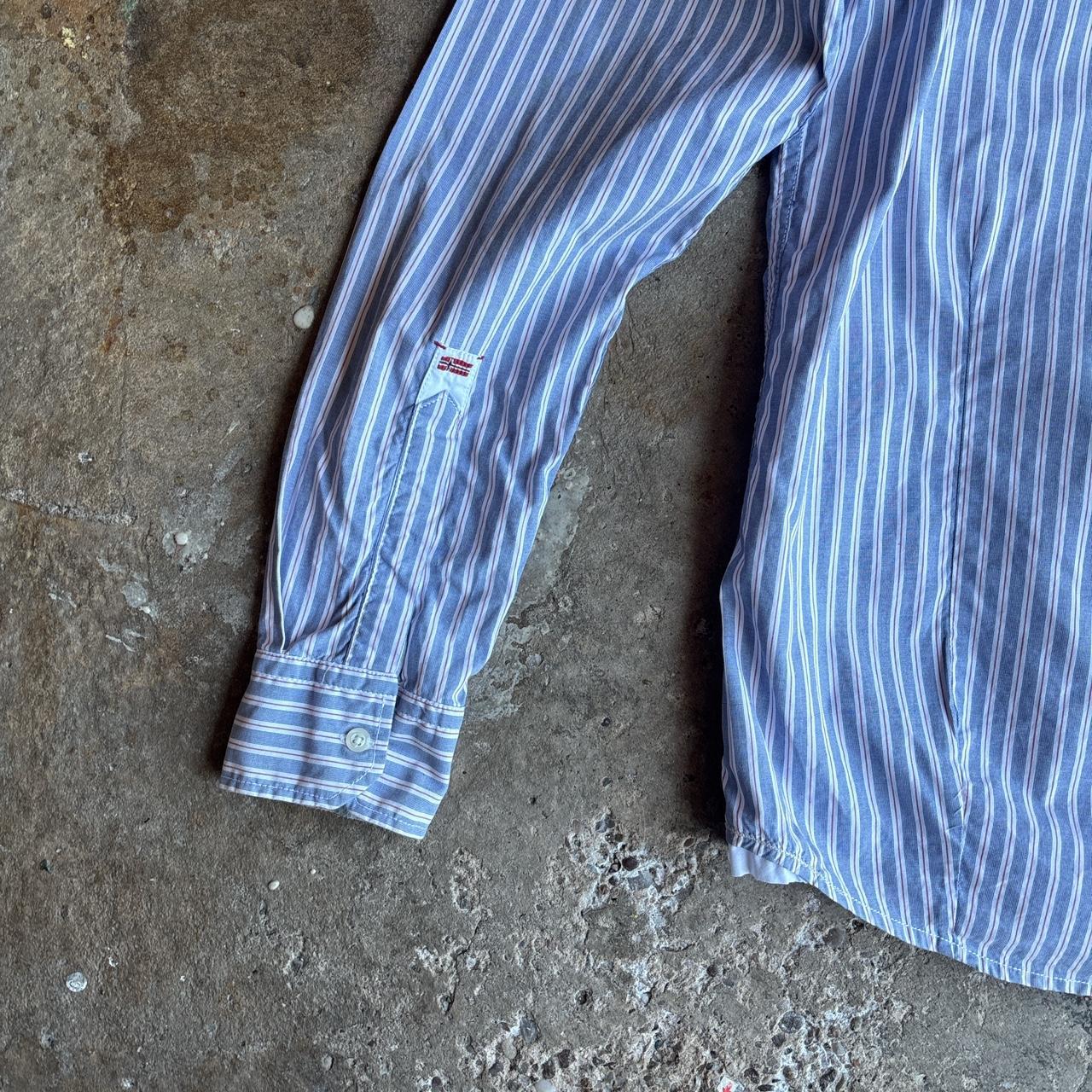 Blue & White Napapijri Long-Sleeve Shirt
