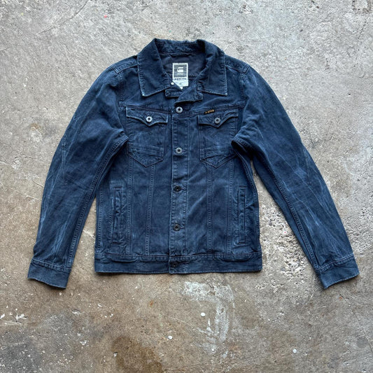 Navy G-Star Raw trucker jacket